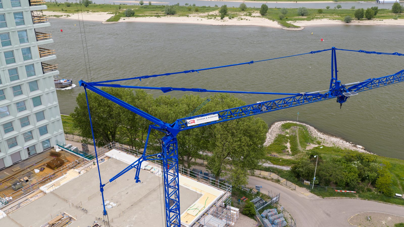 Potain Igo T130 im Einsatz am Waalkwartier Nijmegen